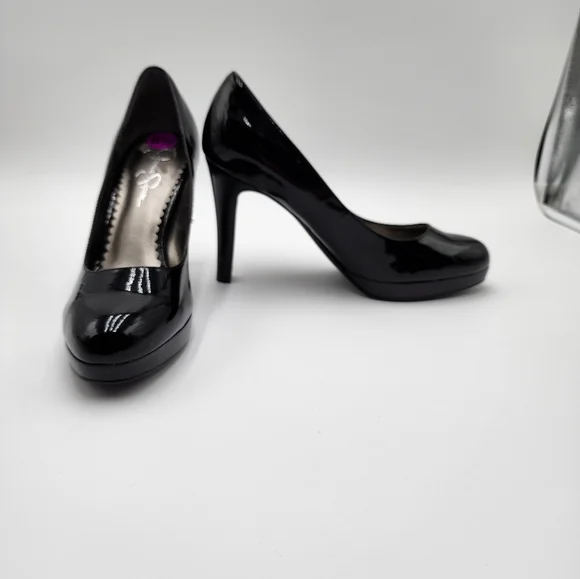 Jessica Simpson Patent Leather Platform Heel Size 8.5 - Picture 6 of 14